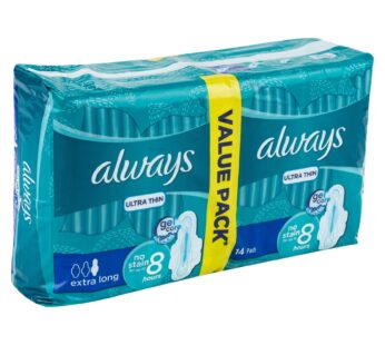 Always Ultra Thin Extra Long Pads Value Pack 14PC