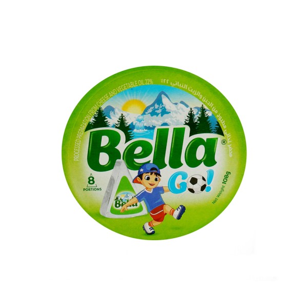 Bella Go! Cheese Spread 8 Portions, 108G