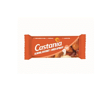 Castania Almond, Coconut & Dried Apricot Bar No Added Sugar 38G