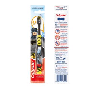 Colgate Kids Toothbrush Batman Assorted 2-5 Years Extra Soft