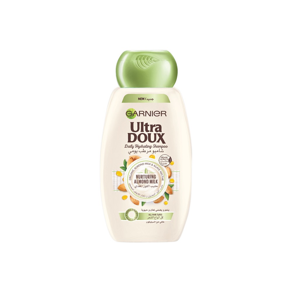 Garnier Ultra Doux Shampoo With Almond Milk 600ML