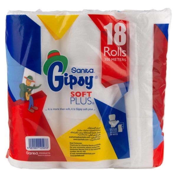 Gipsy Toilet Roll Classic 18 Rolls