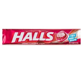 Halls Cherry Flavor Cough Drops 9 PC