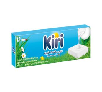 Kiri Cheese Spread, 12 portions, 200G