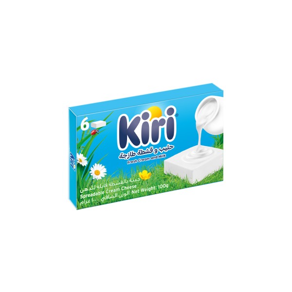 Kiri Cheese Spread, 6 portions, 100G