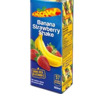 Maccaw Banana Strawberry Shake Juice 180ML