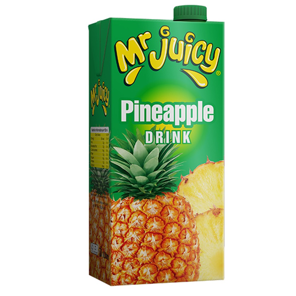 Mr Juicy Pineapple Juice Tetra 1L