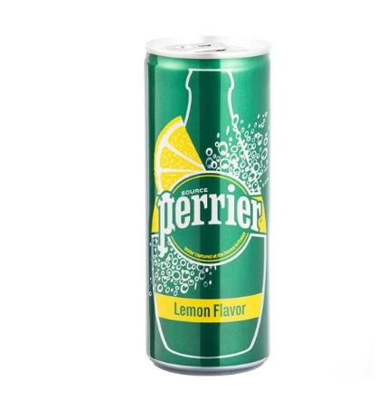 Perrier Sparkling Water Lemon Can 250ML