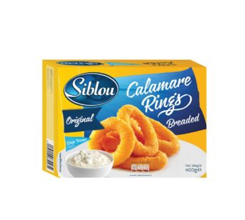 Siblou Calamare Rings Breaded Frozen 400G