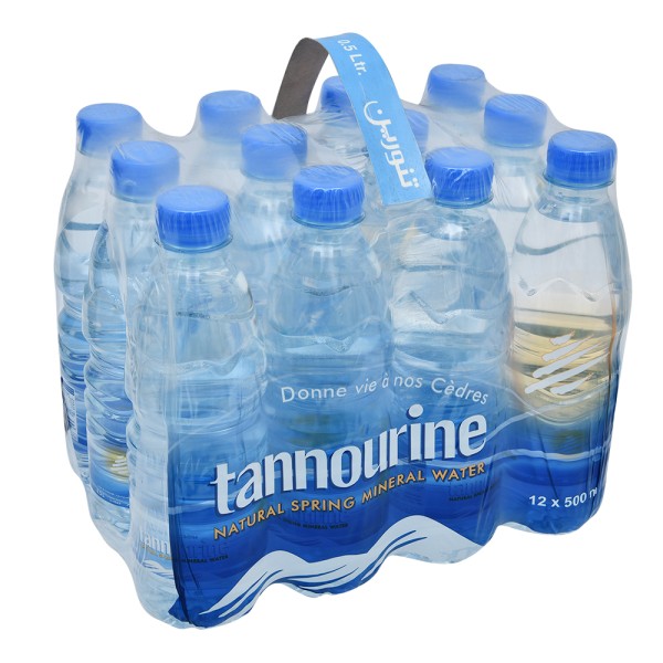 Tannourine Natural Spring Mineral Water 12X500ML