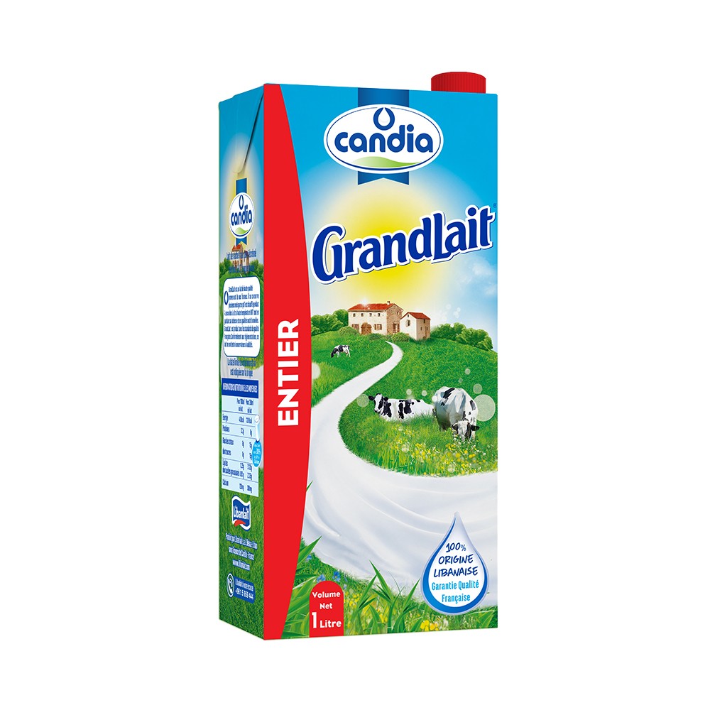 Candia UHT Milk Full Fat 1L