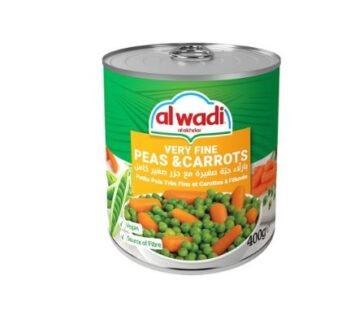 Al Wadi Al Akhdar Very Fine Peas & Carrots 400G
