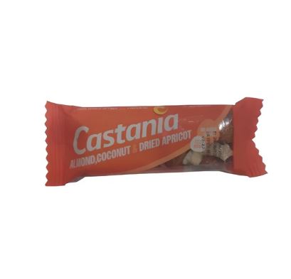 Castania Almond, Coconut & Dried Apricot Bar No Added Sugar 38G