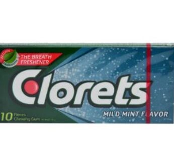 Clorets Mild Mint Flavor Chewing Gum 10 PC