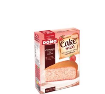 Domo Cake Mix Strawberry 500G