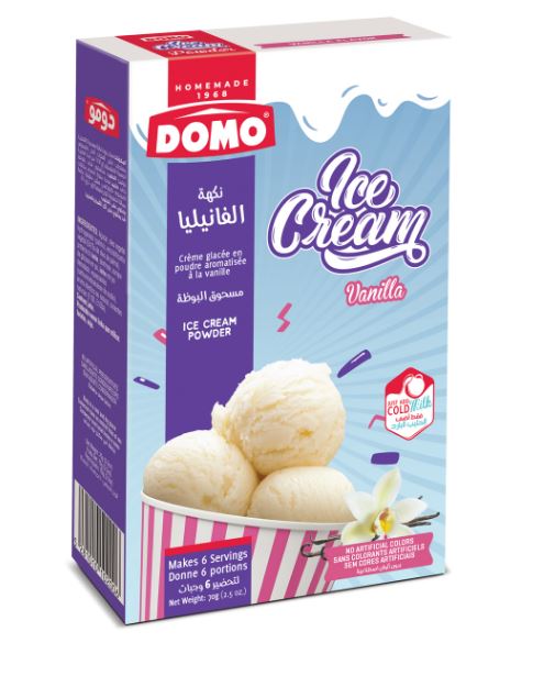 Domo Vanilla Ice Cream Powder 70G