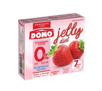 Domo Gelatin Dessert Beef Strawberry Diet Jelly 12G