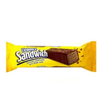 Elegance Sandwich Chocolate Coated Wafer With Cocoa Cream 50G