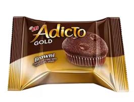 Adicto Gold Browni Chocolate Cake With Chocolate Sauce 36G