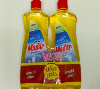 Madar Renzo Powerful Cleaning Dishwashing Liquid 600ML 1+1+Soap Free