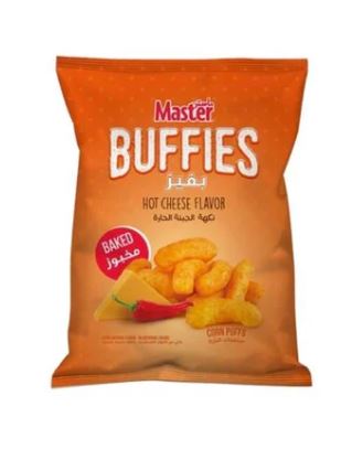 Master Buffies Hot Cheese Flavor Chips 16G