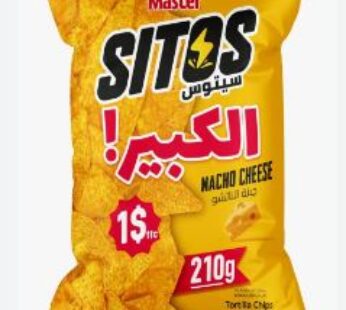 Master Sitos Nacho Cheese Chips 210G