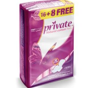 Private Maxi Pocket Night 16+8 Free Pads