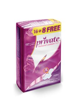 Private Maxi Pocket Night 16+8 Free Pads