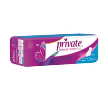 Private Maxi Natural Cotton Feel Normal 10 Pads