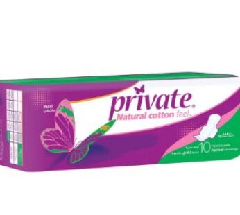 Private Maxi Normal Cotton Feel 10 Pads