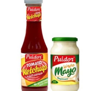 Puidor Mayonnaise 445ML+Ketchup 340ML 15% Off