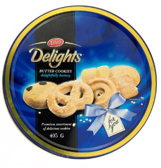 Tiffany Delights Butter Cookies 405G