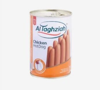 Al Taghziah Chicken Hotdog Can 380G