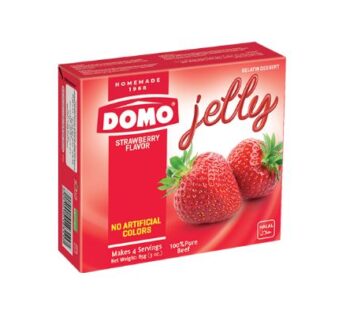 Domo Gelatin Dessert Beef Strawberry Jelly 85G