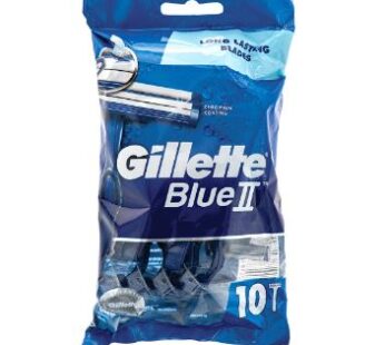 Gillette Blue II Men’s Disposable Shaving Razor 10 Pieces