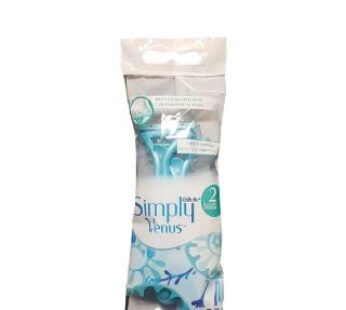 Gillette Simply II Venus Disposable Shaving Razor 2 Pieces