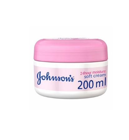 Johnson Soft Cream 24 hour Moisture 200ML