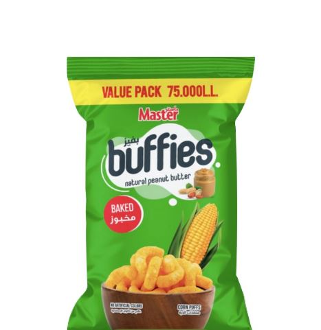 Master Buffies Natural Peanut Butter Chips 170G