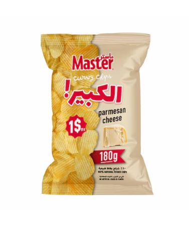 Master Curvy Parmesan Cheese Chips 180G