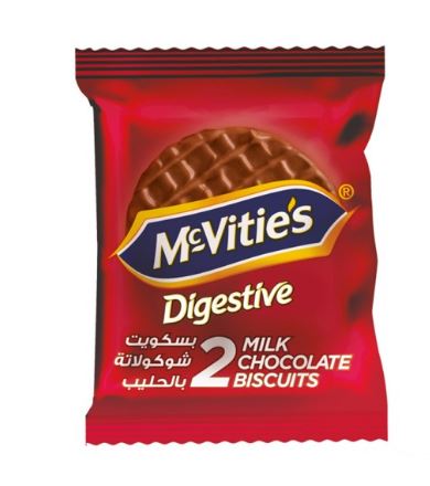 Mcvitie’s Digestive Milk Chocolate Biscuits 33G