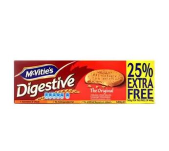 Mcvitie’s Digestive Original Biscuits 500G