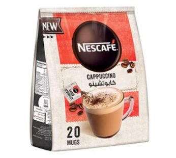 Nescafe Cappuccino Foamy Coffee Mix With Chocolate Sprinkles Bag – 20 Sachets