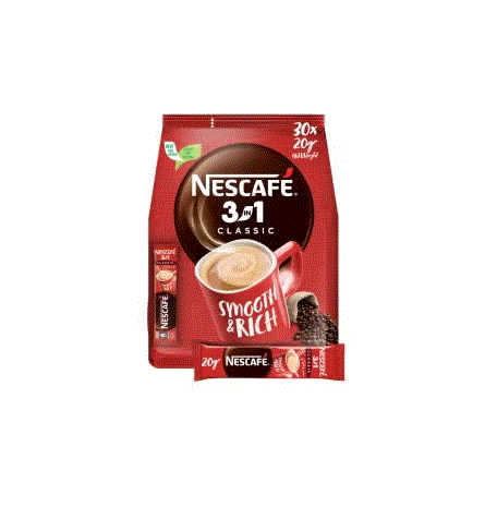 Nestle Nescafe Classic 3 In 1 Instant Coffee Bag – 30 Sachets