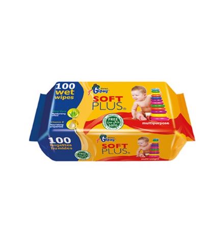 Sanita Gipsy Soft Plus 100 Wet Wipes