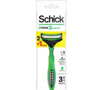 Schick Xtreme3 Sensitive 2+1 Free