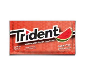 Trident Watermelon Flavor Sugar Free Chewing Gum