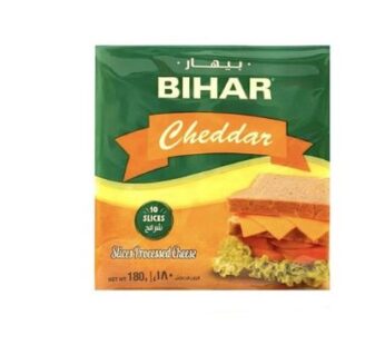 Bihar Cheddar Slices Processed Cheese 180G