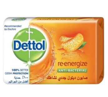 Dettol Re Energize Anti Bacterial Bar Soap 100G