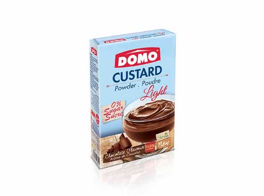 Domo Custard Powder Light Chocolate 100G