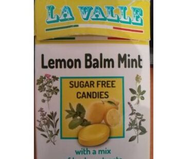 La Valle Lemon Balm Mint Sugar Free Candies 30G